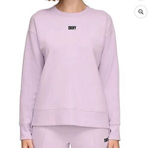 DKNY Purple Crewneck Sweatshirt